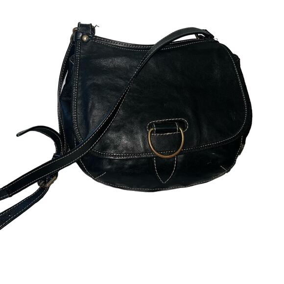 Frye Handbags - Frye Crossbody Black Leather Purse Bag Handbag